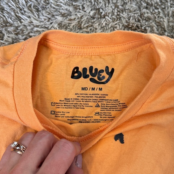 Bluey Pajama Bundles Blue Orange size Medium - Picture 3 of 8